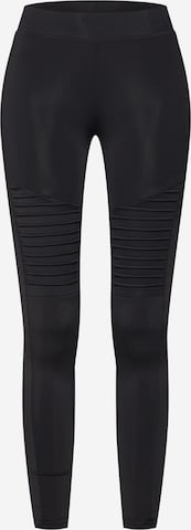 Urban Classics Skinny Leggings in Zwart: voorkant