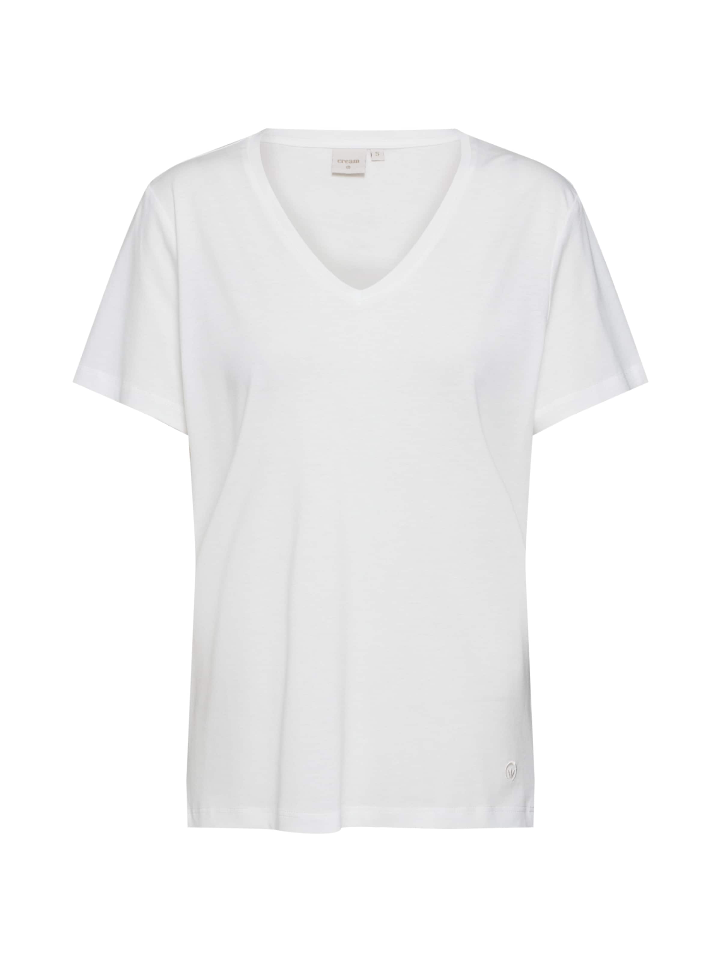 Cream Tričko 'Naia' – bílá: přední strana