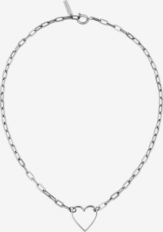 Liebeskind Berlin Necklace 'Herz' in Silver: front