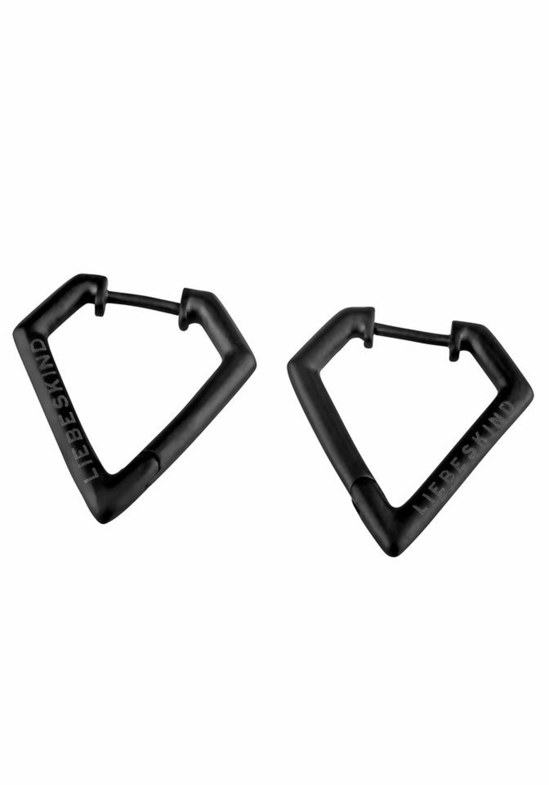 Liebeskind Berlin Oorbellen in Zwart: voorkant