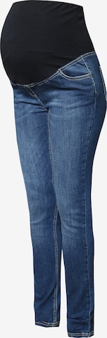 JoJo Maman Bébé Skinny Jeans in Blue: front