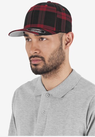 Flexfit Cap 'TARTAN PLAID' in Red