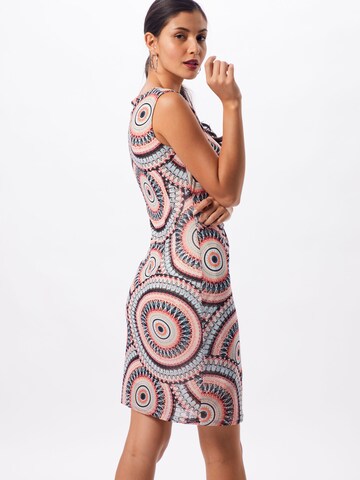 COMMA Sheath Dress in Mixed colors: back