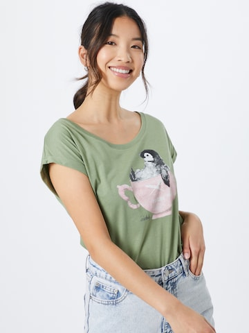 Iriedaily Shirt 'Pingulax Tee' in Green: front