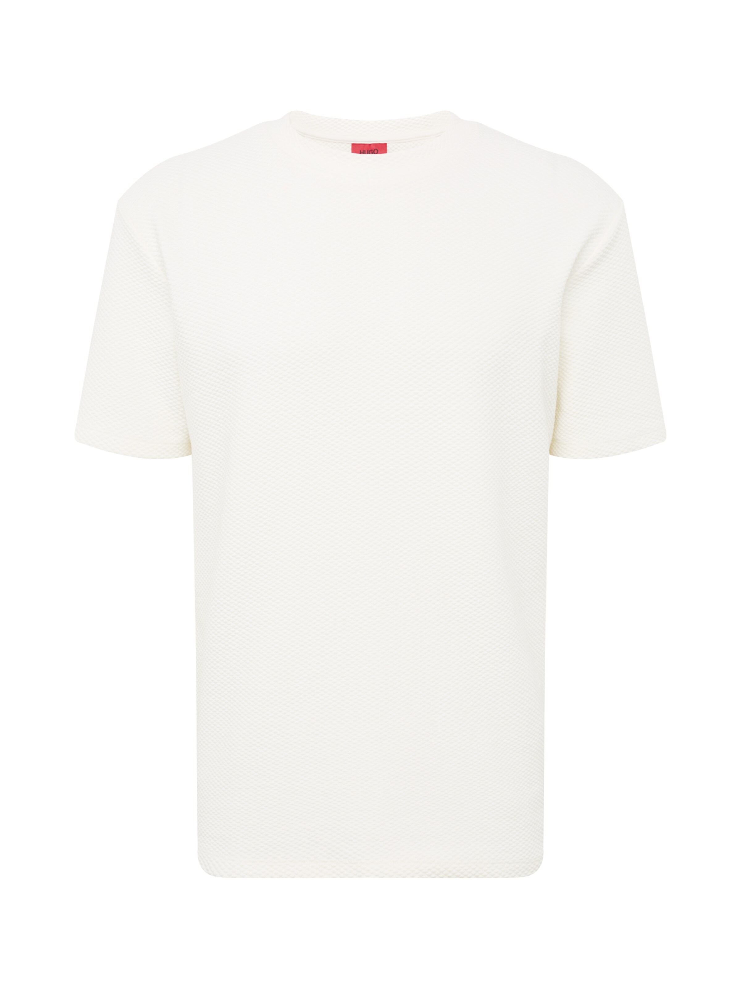 HUGO - Shirt 'Dingbo' in de kleur Natuurwit