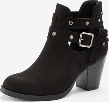 Bottines LASCANA en noir : devant