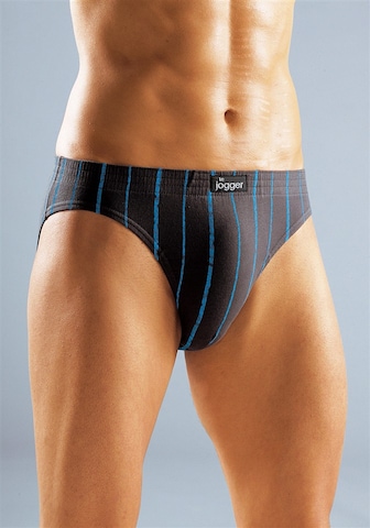 LE JOGGER Slip in Schwarz: Vorderseite