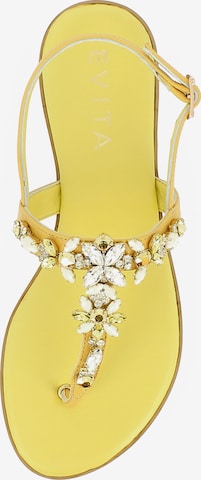 EVITA T-Bar Sandals 'OLIMPIA' in Yellow