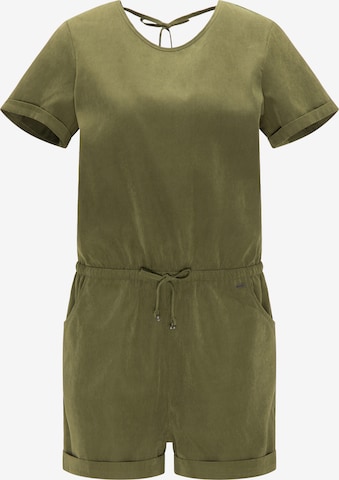 DREIMASTER Jumpsuit in Groen: voorkant