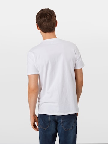 Coupe regular T-Shirt 'Japanese Sun' EDWIN en blanc : derrière