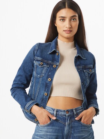 Pepe Jeans Jeansjacke 'Core' in Blau: Vorderseite
