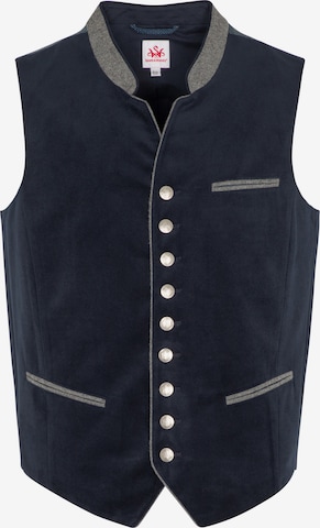 SPIETH & WENSKY Traditional Vest in Blue: front
