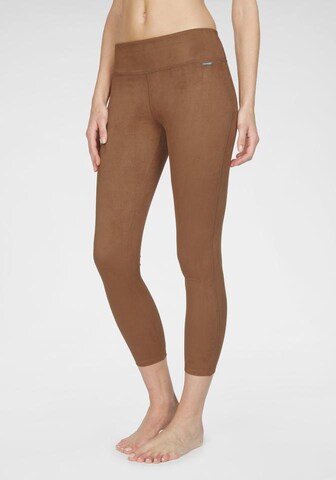 LASCANA Skinny Leggings in Beige: front