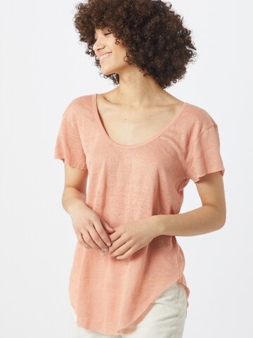 T-shirt 'AMBER' Farina Opoku en rose : devant