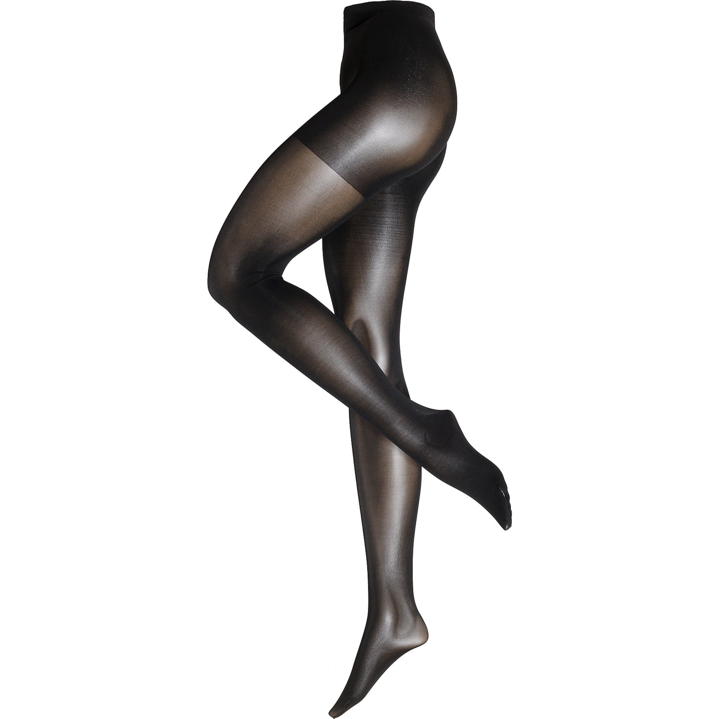 FALKE Nylonstrumpbyxa i svart: framsida