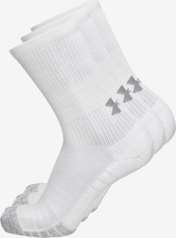 UNDER ARMOUR Αθλητικές κάλτσες σε λευκό: μπροστά