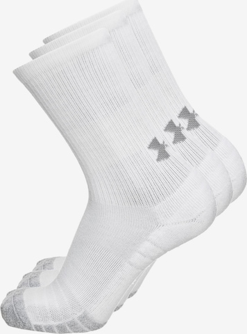 UNDER ARMOUR - Calcetines deportivos en blanco: frente