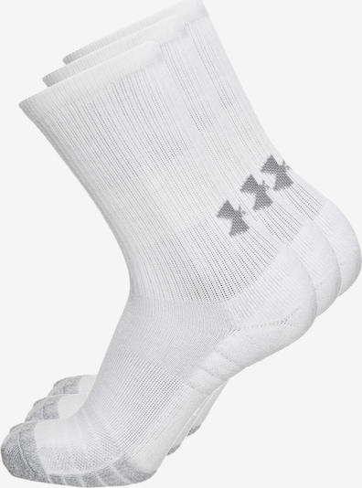UNDER ARMOUR Sports socks in Grey / White, Item view