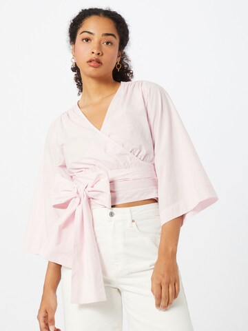 Envii Bluse i pink: forside