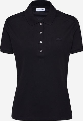 T-shirt 'Chemise' LACOSTE en noir : devant