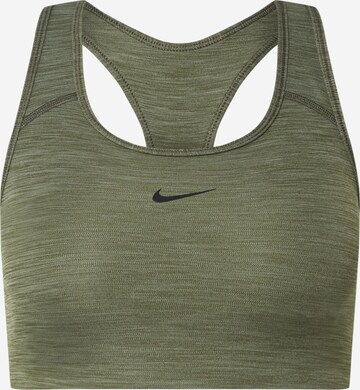 NIKE Sport bh in Groen: voorkant