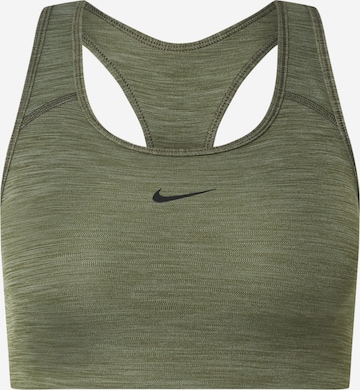 Reggiseno sportivo di NIKE in verde: frontale