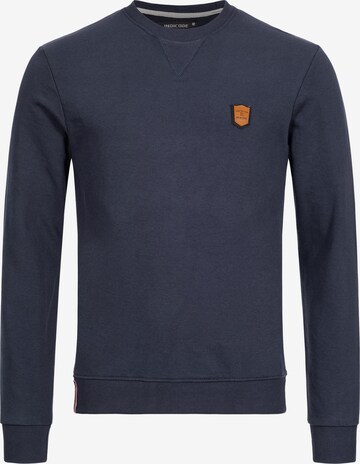 INDICODE JEANS Sweatshirt in Blauw: voorkant