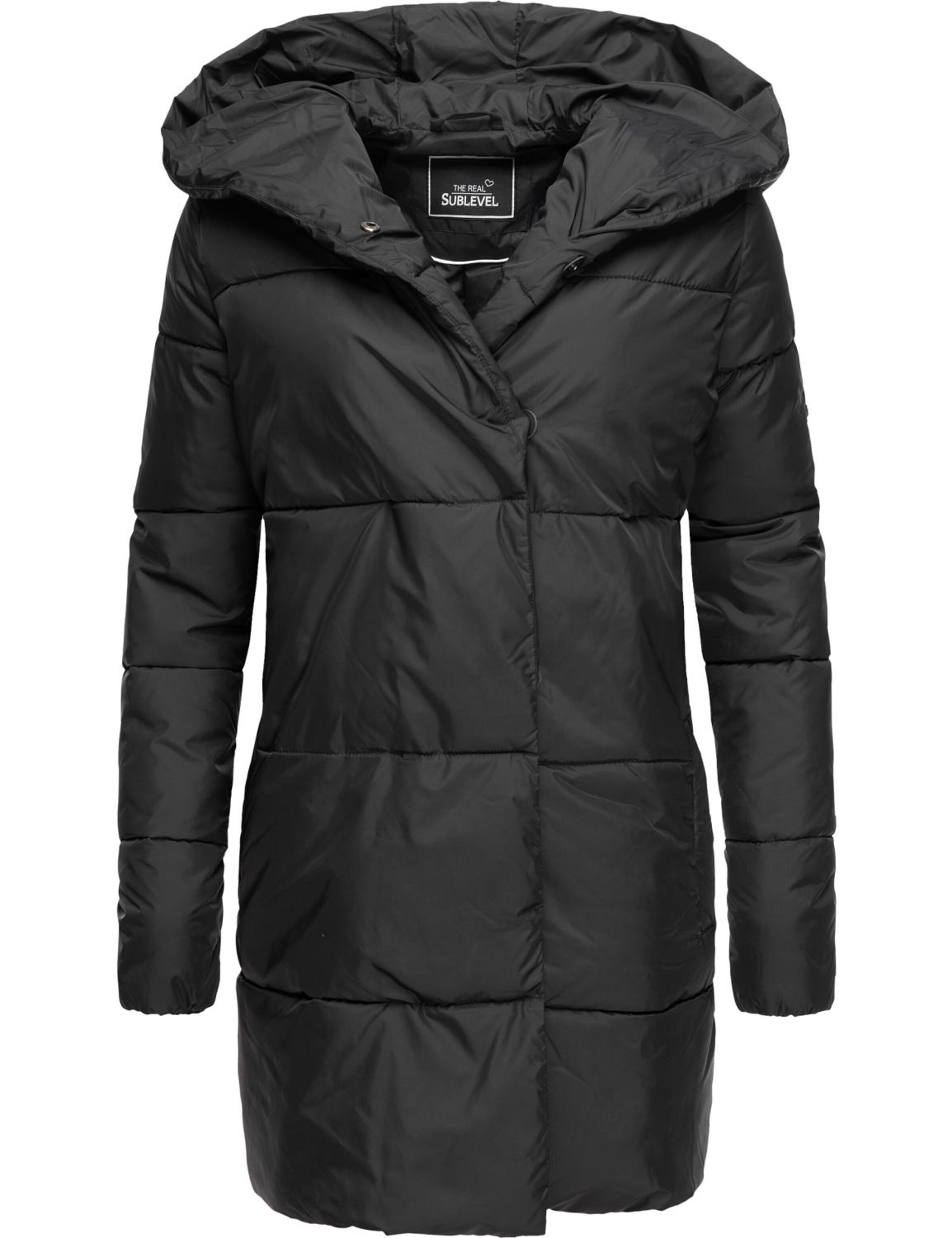 Sublevel - Wintermantel '44455' in de kleur Zwart