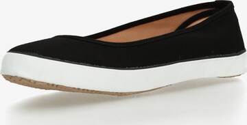 Ethletic Ballet Flats 'Fair Dancer' in Black: front