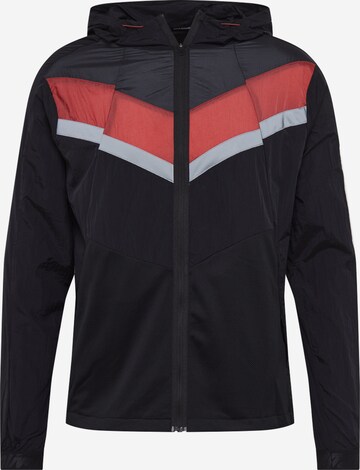 NIKE - Ajuste regular Chaqueta deportiva en negro: frente