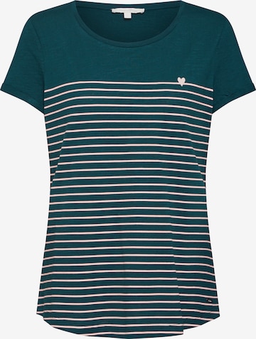 T-shirt TOM TAILOR DENIM en vert : devant