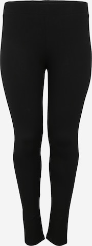 Urban Classics Skinny Leggings i sort: forside