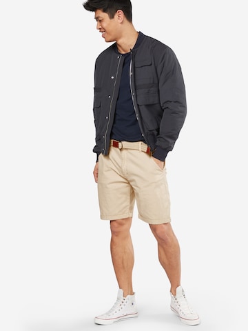 INDICODE JEANS Regular Shorts 'Conor' in Beige