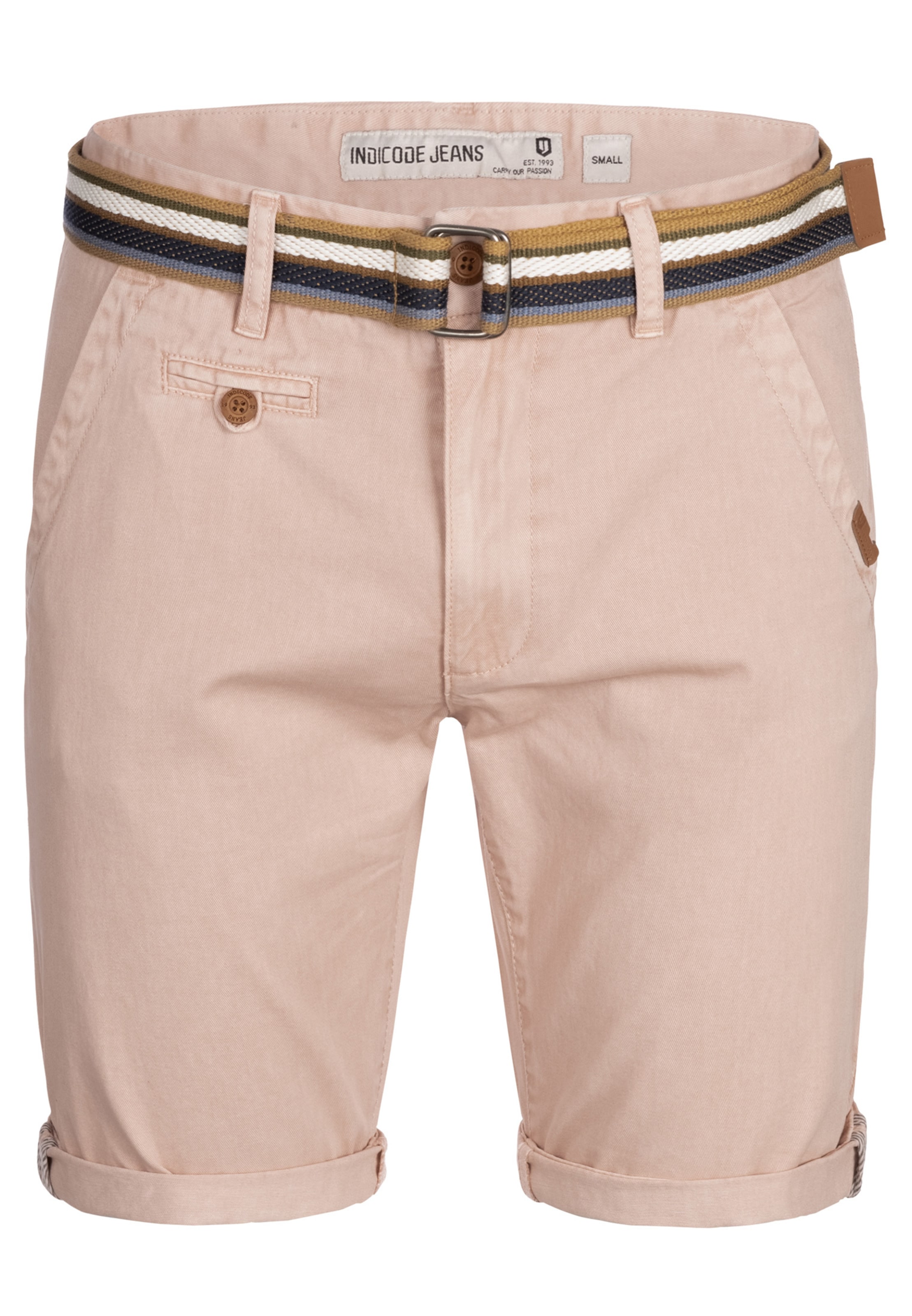 INDICODE JEANS - Chino 'Cuba' in de kleur Oudroze