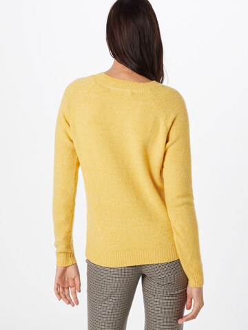 VERO MODA Sweater 'VMDoffy' in Yellow: back