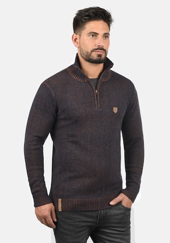 INDICODE JEANS Sweater 'Nathen' in Blue: front