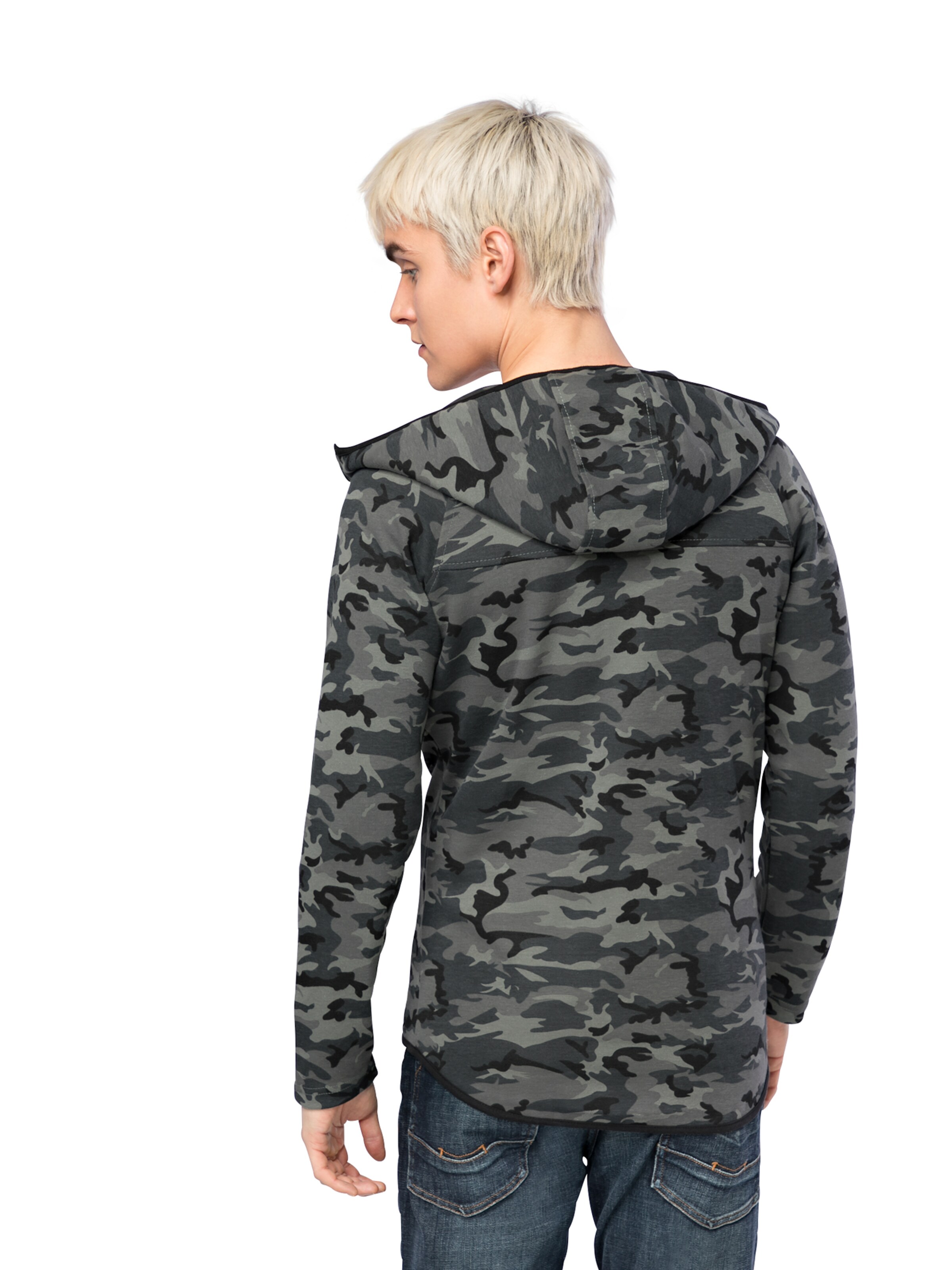 Urban Classics Sweatvest in Grijs