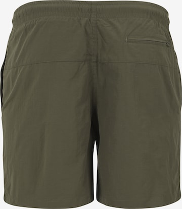 Urban Classics - Bermudas 'Block Swim' en verde