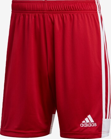 ADIDAS PERFORMANCE Regular Workout Pants in Red