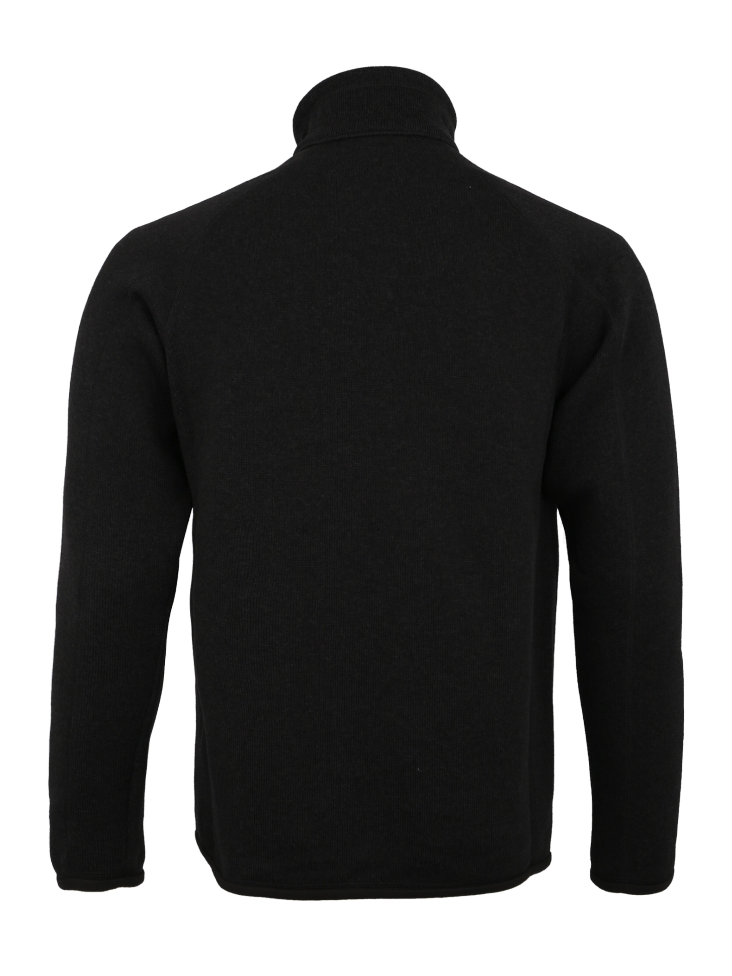 melns PATAGONIA Funkcionāla flīsa jaka 'Better': no aizmugures