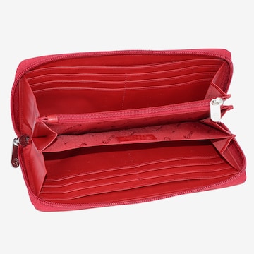 Esquire Wallet 'New Silk' in Red