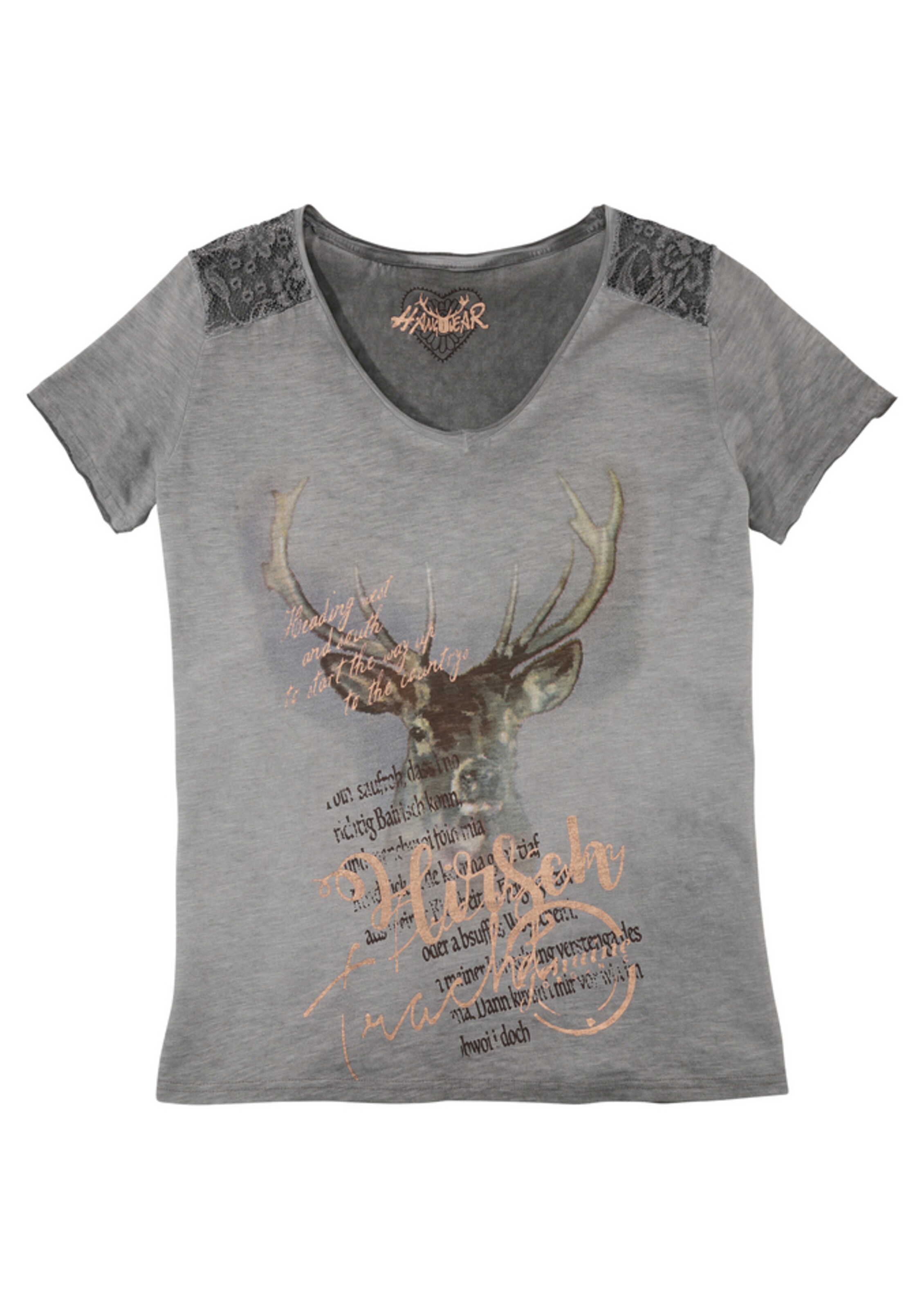 HANGOWEAR - Trachtenshirt in grau