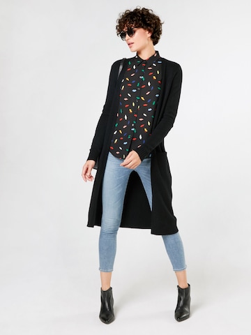 VILA Knit Cardigan 'Ril' in Black