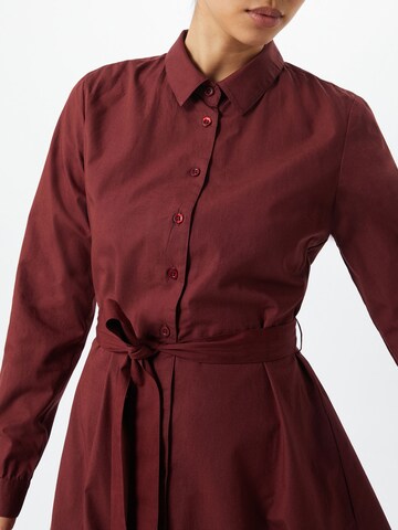 ICHI Shirt dress 'Sarah' in Red