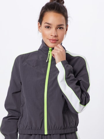 Urban Classics Between-Season Jacket in Grey: front