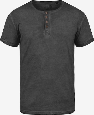 !Solid Shirt 'Tihn' in Zwart: voorkant