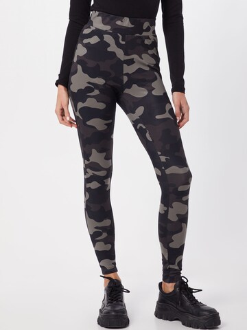 Urban Classics Skinny Leggings in Grey: front