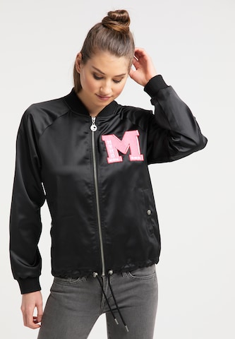 MYMO - Chaqueta de entretiempo en negro: frente