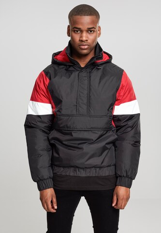 Urban Classics Between-season jacket in Black: front