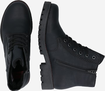 Rieker - Botines con cordones en negro